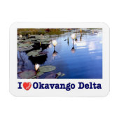 Okavango Water Lilien - Magnet (Horizontal)