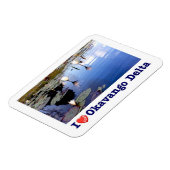 Okavango Water Lilien - Magnet (Linke Seite)