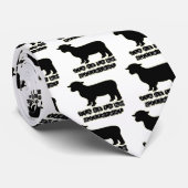okay Bauernhof der schwarzen Schafe Krawatte (Gerollt)