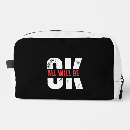 okay Druckausschnitt Nähtasche Waschbeutel (Vorderseite)