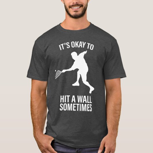 OKAY, einen Wandracquetball-T - Shirt manchmal zu (Vorderseite)