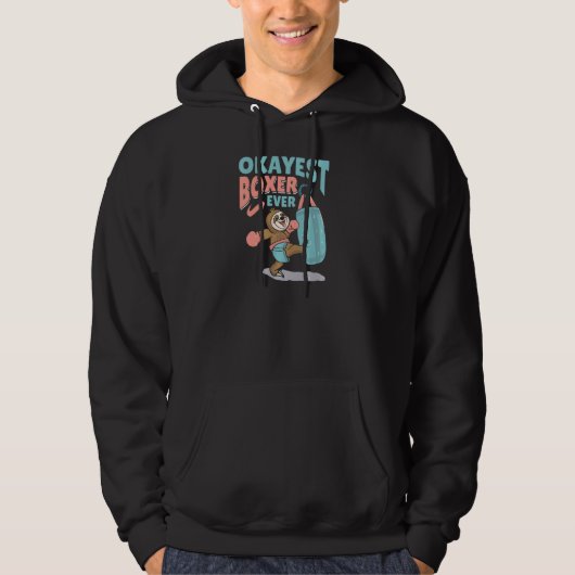 Okay est Boxer je Boxhandschuhe Boxer Boxpull Hoodie (Vorderseite)