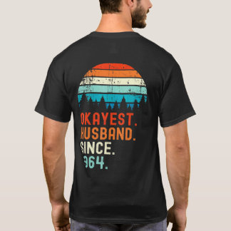 Okay est Husband Seit 1964 Vintage Wedding Anniver T-Shirt