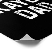 Okay est Vater Funny Vathers Day Geschenk Poster (Ecke)