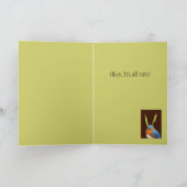 Okay, ich bin alle Ohrkarte Karte (Innenseite)