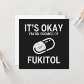 Okay, ich bin auf 500 mg Fukitol Karte (Vorderseite/Rückseite Beispiel)