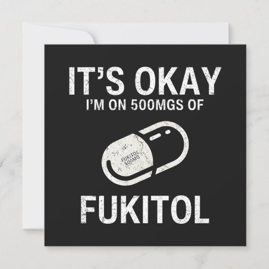 Okay, ich bin auf 500 mg Fukitol Karte (Vorderseite)