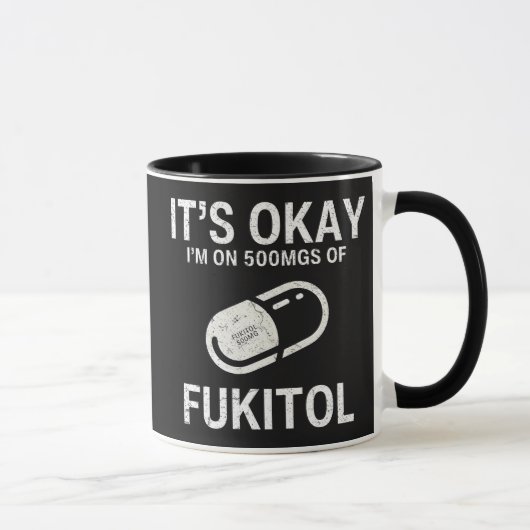 Okay, ich bin auf 500 mg Fukitol Tasse (Rechts)