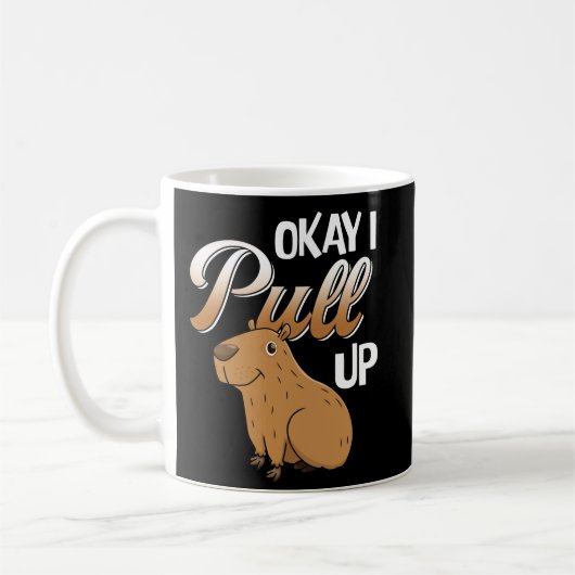 Okay, ich hole Capybara Hydrochaerus Kaffeetasse (Links)