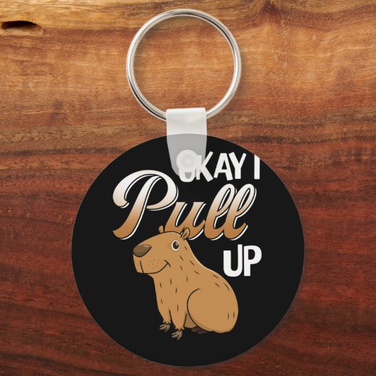 Okay, ich hole Capybara Hydrochaerus Schlüsselanhänger (Vorderseite)