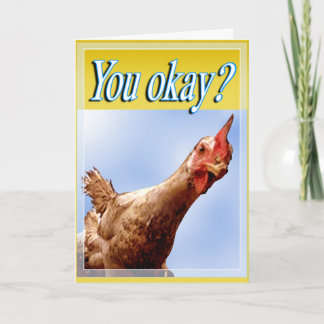 Okay? Karte (Hühnchen)