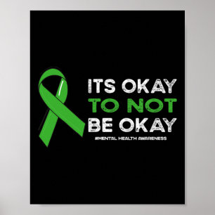 Okay, nicht okay, Bewusstsein für psychische Gesun Poster