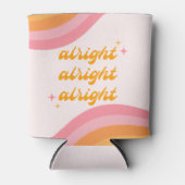 Okay, okay, richtig Groovy Pink & Orange Dosenkühler (Vorderseite)