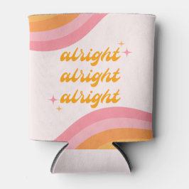 Okay, okay, richtig Groovy Pink & Orange Dosenkühler