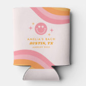 Okay, okay, richtig Groovy Pink & Orange Dosenkühler (Rückseite)