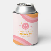 Okay, okay, richtig Groovy Pink & Orange Dosenkühler (Kanne Rückseite)