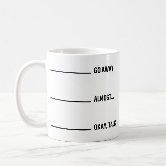Okay Rede Kaffeetasse (Links)