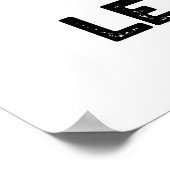 Okay, Roll Funny Bowling Pun Poster (Ecke)