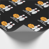 Okay, Roll Funny Bowling Putt Dark BG Geschenkpapier (Ecke)