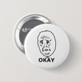 Okay Typ Meme Button (Vorne & Hinten)