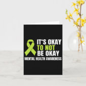 Okay, um nicht in Ordnung zu sein, die psychische  Karte (Gelbe Blume)