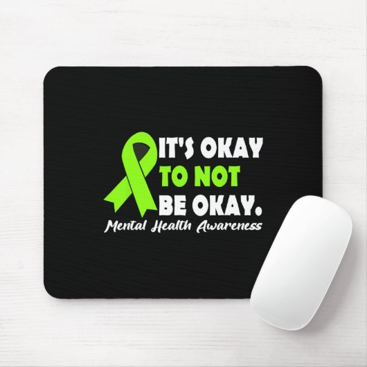 Okay, um nicht in Ordnung zu sein Ribbon psychisch Mousepad (Mit Mouse)