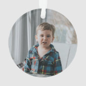 Okay, Weihnachten Eher lustiger roter Urlaub Ornament (Rückseite)