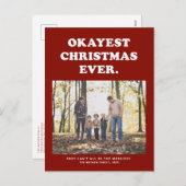 Okay Weihnachten je lustig rot (Vorne/Hinten)