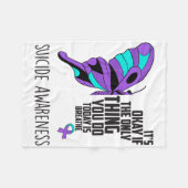 Okay, wenn das Einzige, was du heute tust, Atem is Fleecedecke (Vorderseite (Horizontal))