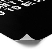 Okay, wenn Sie mir nicht zustimmen - sarkastisch Poster (Ecke)