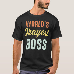 Okayester Chef der Welt Lustig Retro Vintage T-Shirt