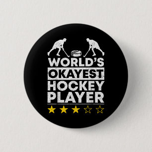 Okayester Eishockeyspieler der Welt Olympischer Ei Button