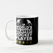 Okayester Eishockeyspieler Olympischer Eishockeysp Kaffeetasse (Links)