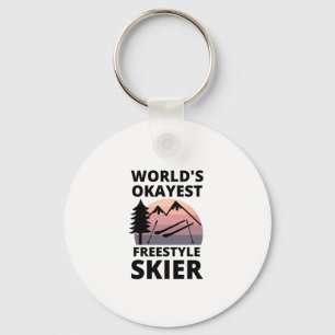 Okayester Freestyle Skifahrer der Welt - Lustiges  Schlüsselanhänger