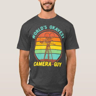 Okayester Kameramann der Welt Lustiger Retro-Filme T-Shirt