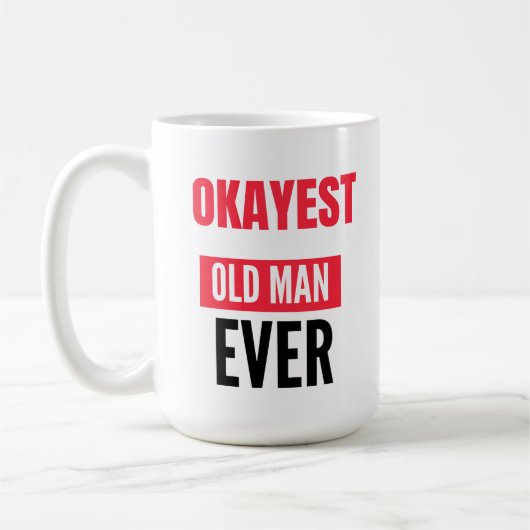 OKAYESTER MANN ALLE ZEITEN KAFFEETASSE (Links)