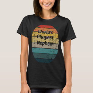 Okayester Neffe Vintage-Sonnenuntergang 60er 70er T-Shirt