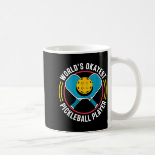 Okayester Pickleball-Spieler lustiger Pickle Ball Kaffeetasse