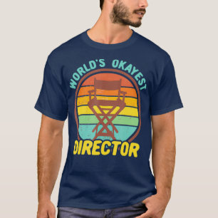 Okayester Regisseur der Welt Lustiger Retro-Filme T-Shirt