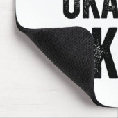 Okayester Skifahrer auf der Welt Lustig Sarkastisc Mousepad (Ecke)