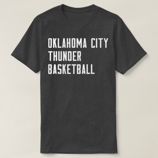 OKC Basketball T-Shirt (Design vorne)