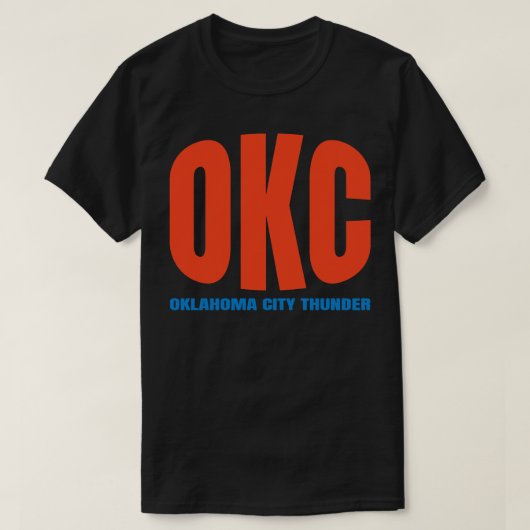 okc oklahoma city T-Shirt (Design vorne)