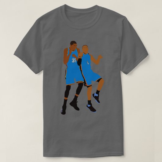 OKC Thunder duo Durant Westbrook T-Shirt (Design vorne)