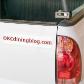 OKCdiningblog.com kein Flaum Autoaufkleber (Auf Lkw)