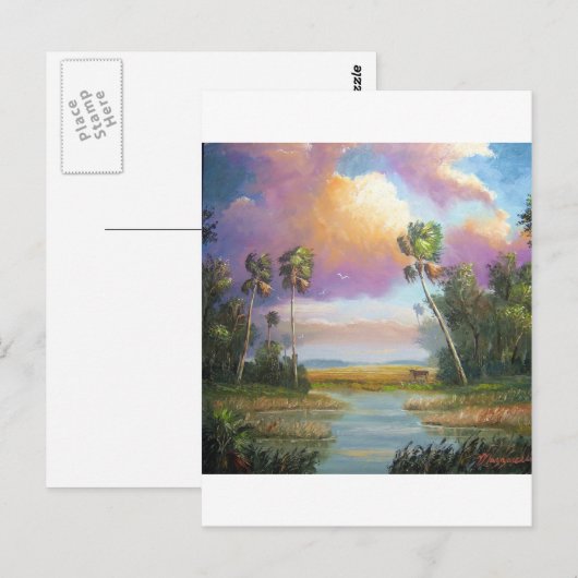 Okeechobee Florida Postkarte (Vorne/Hinten)