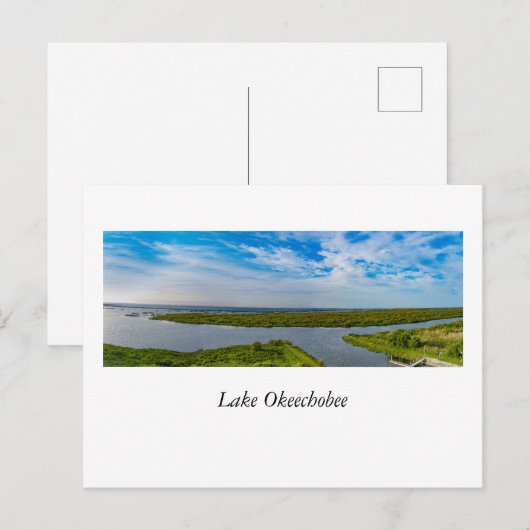Okeechobee-See Postkarte (Vorne/Hinten)