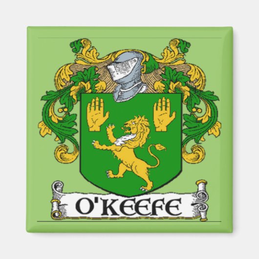 O'Keefe-Wappen Magnet (Vorne)