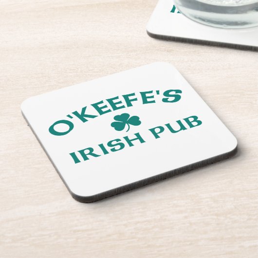 O'Keefe's Irish Pub Getränkeuntersetzer (Linke Seite)