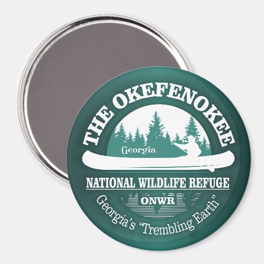 Okefenokee NWR (CT) Magnet (Vorderseite/Rückseite)