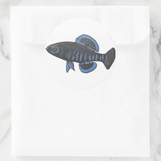 Okefenokee pygmy sunfish Sticker (Tasche)